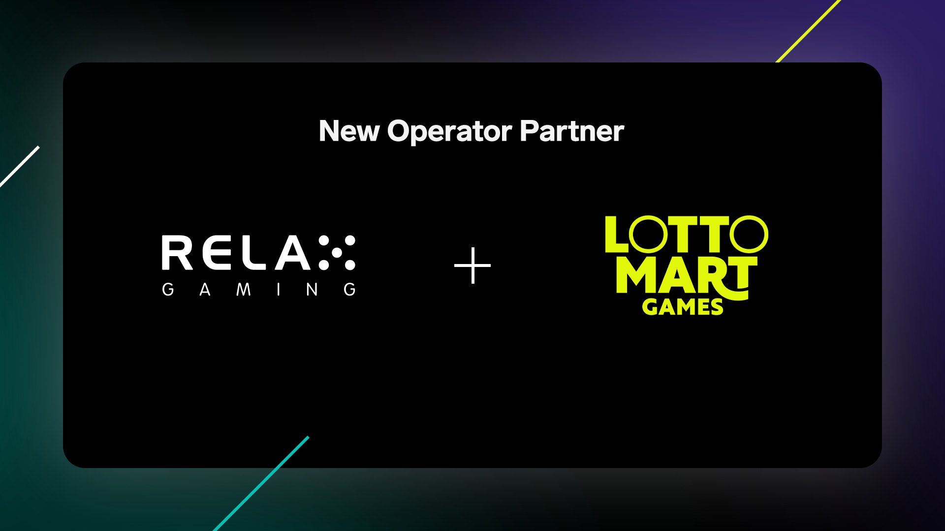 Relax Gaming agrees content distribution partnership with Lottomart 