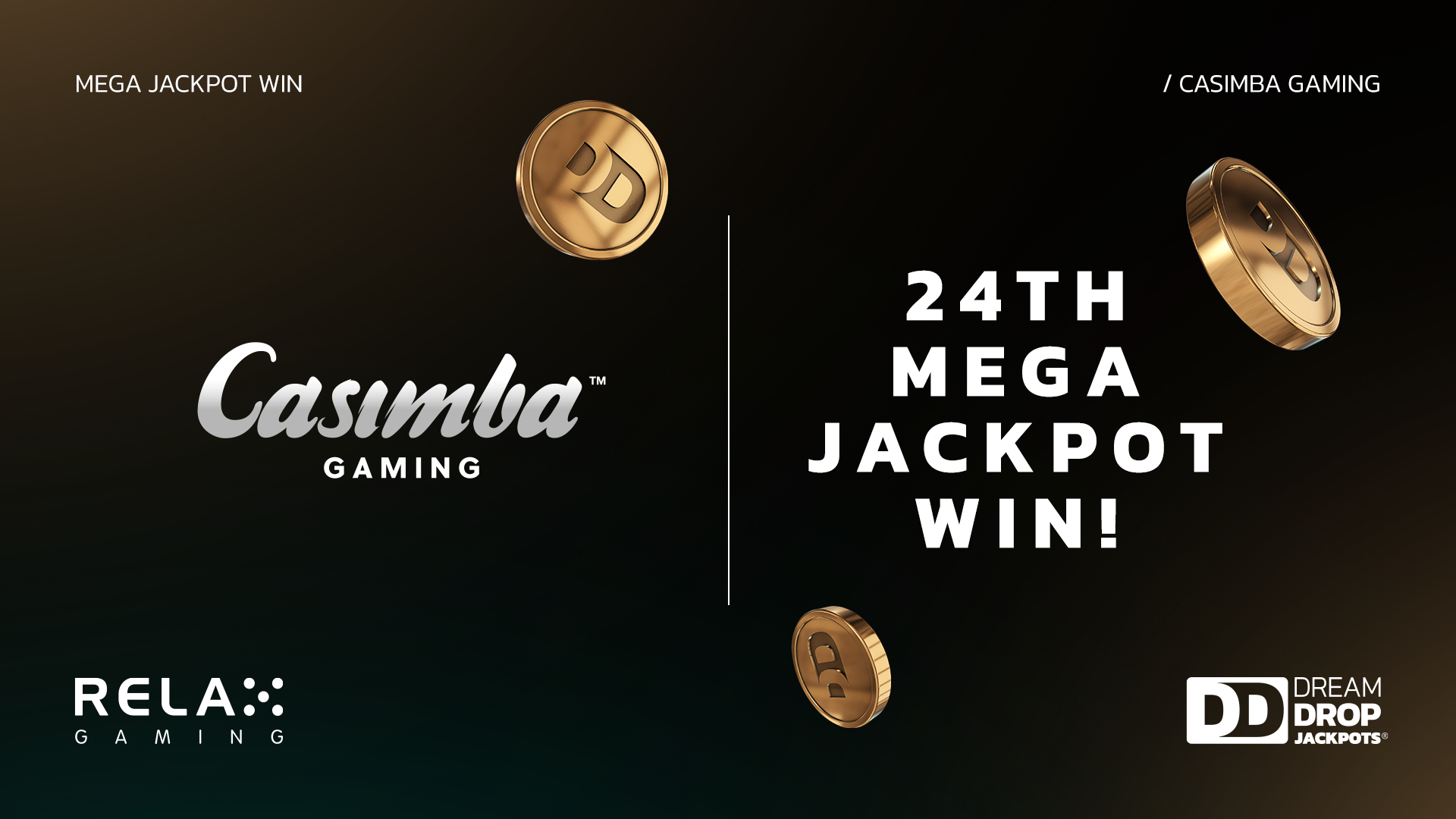 Relax Gaming celebrates twenty-four Mega Jackpot winners as Net Gains Dream Drop prize lands