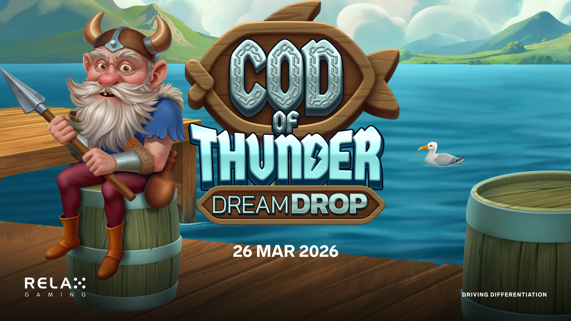 Relax Gaming accelerates jackpot thrills in Cod of Thunder Dream Drop 