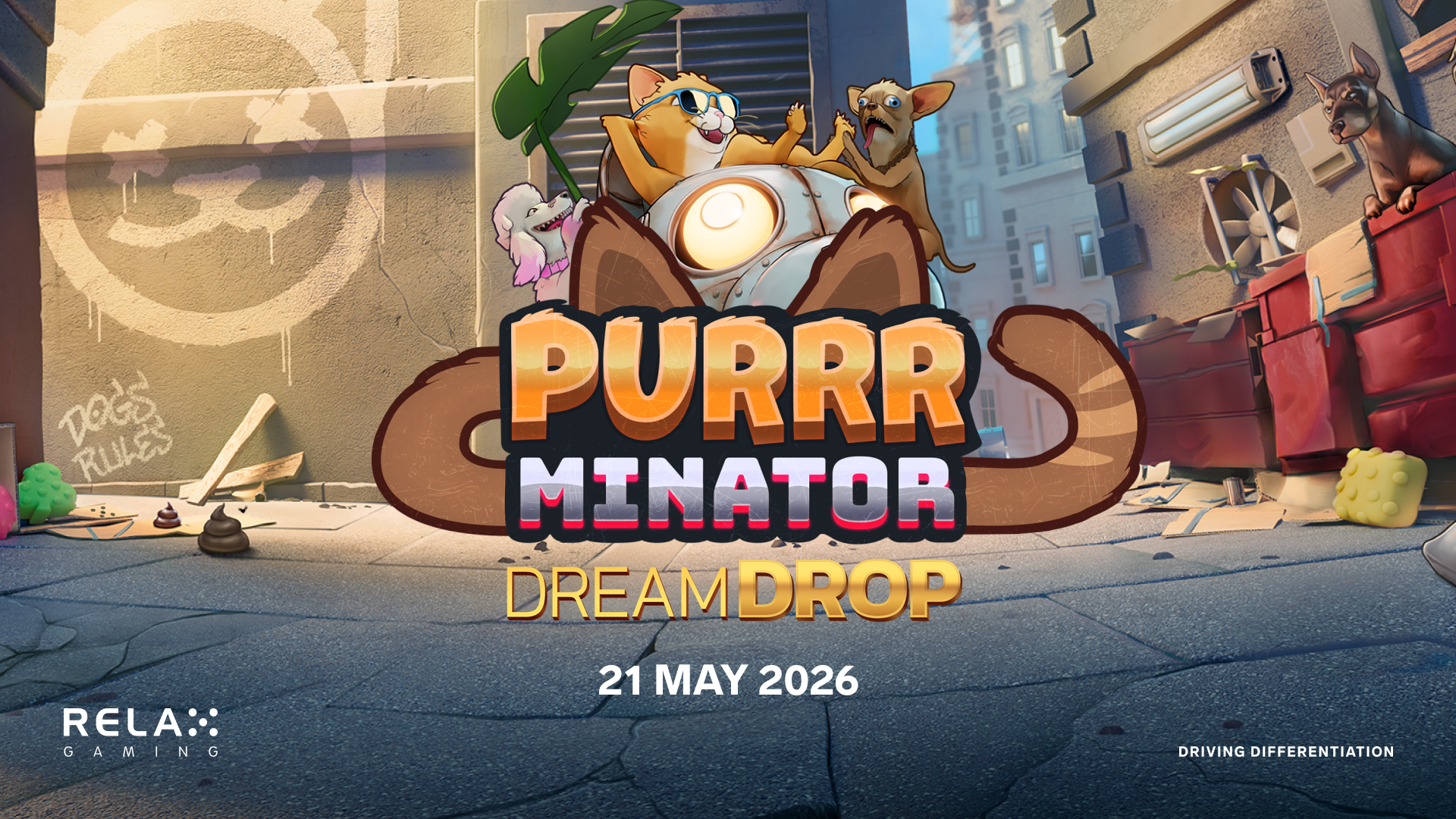 Relax Gaming cashes in on jackpot fever with new title Purrrminator Dream Drop 