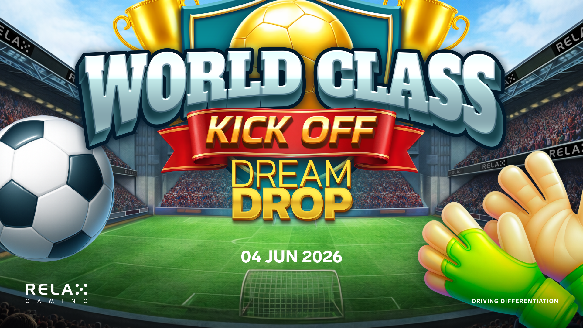 Relax Gaming scores big with World Class Kick Off Dream Drop